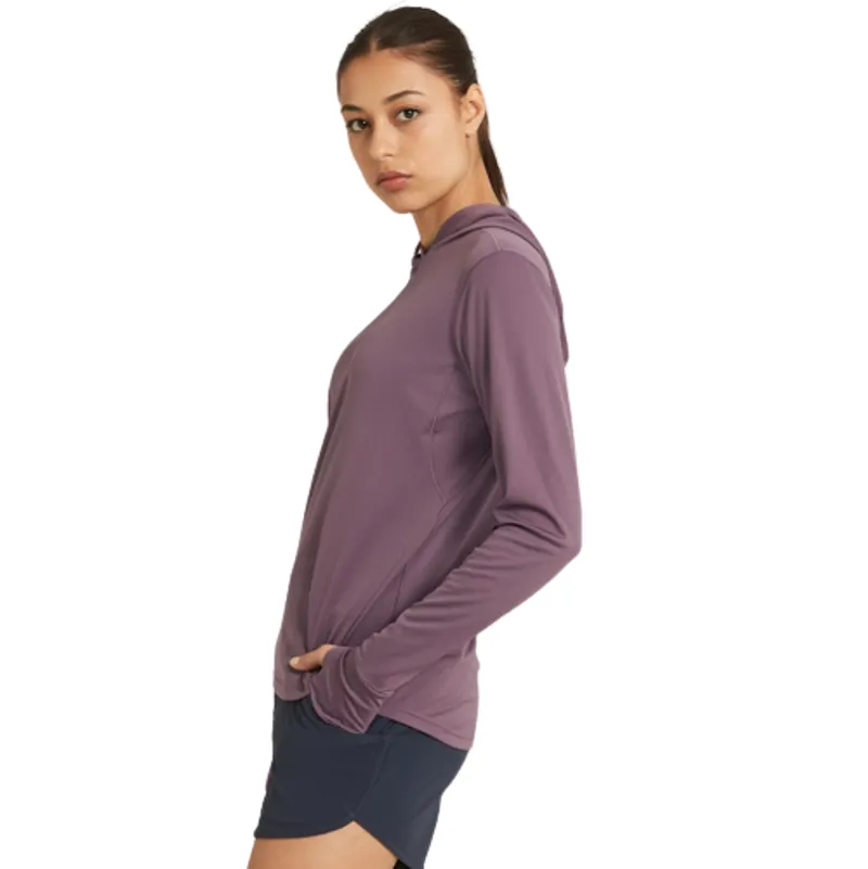 Kathmandu SUN-Stopper Women's Hooded L/S Top in Storm Cloud-5